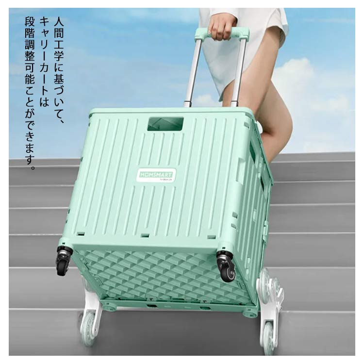 楽天市場】4輪 レジャー 折りたたみ キャリーカート カート 8輪