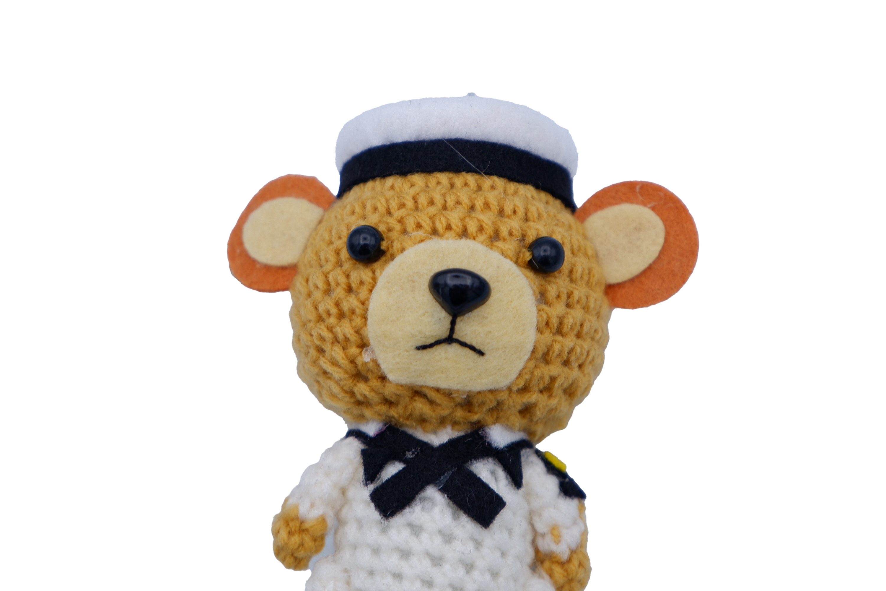 楽天市場】くまくまお 海上自衛隊 セーラー ハンドメイド キーホルダー