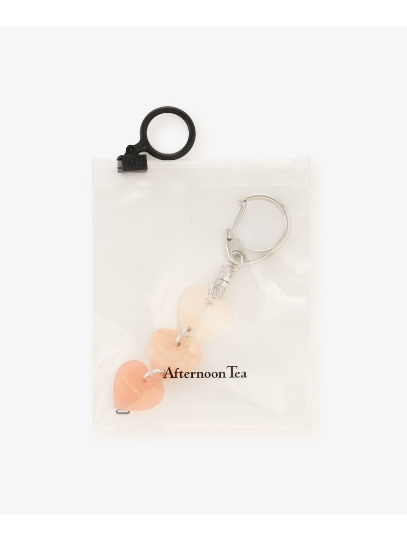 楽天市場】ハート3連キーホルダー Afternoon Tea LIVING アフタヌーン