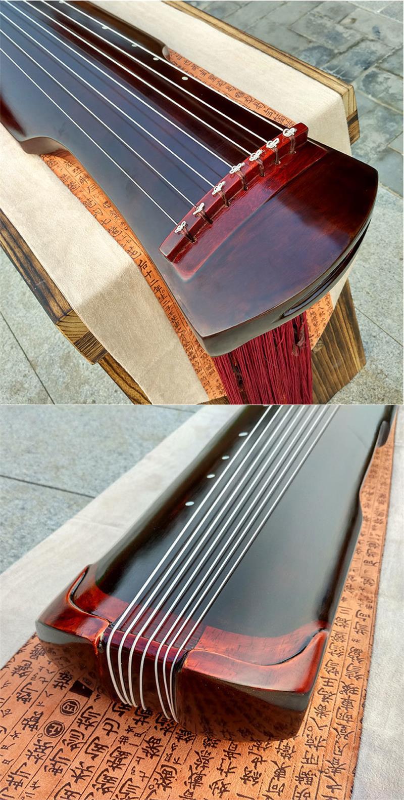 楽天市場】弦楽器セット 古箏 古琴 中国の古琴 老桐ギ材 七弦琴 伏羲琴