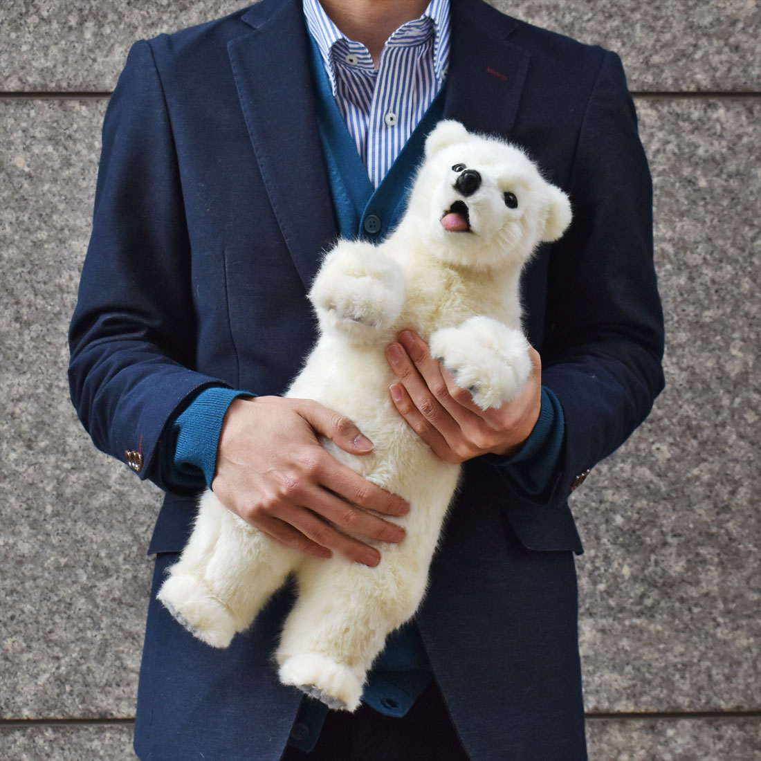 楽天市場】HANSA 子シロクマ40 L40(cm) 5438 白熊 しろくま 白くま