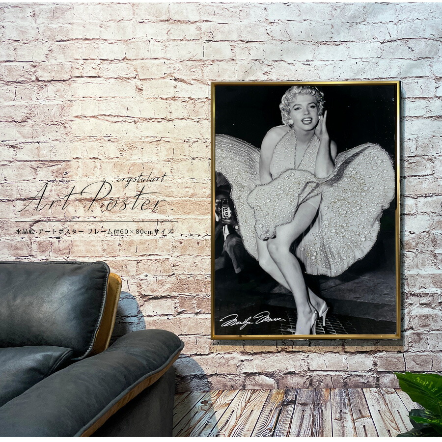 楽天市場】期間中ポイント10倍 アートパネル アートポスター マリリン