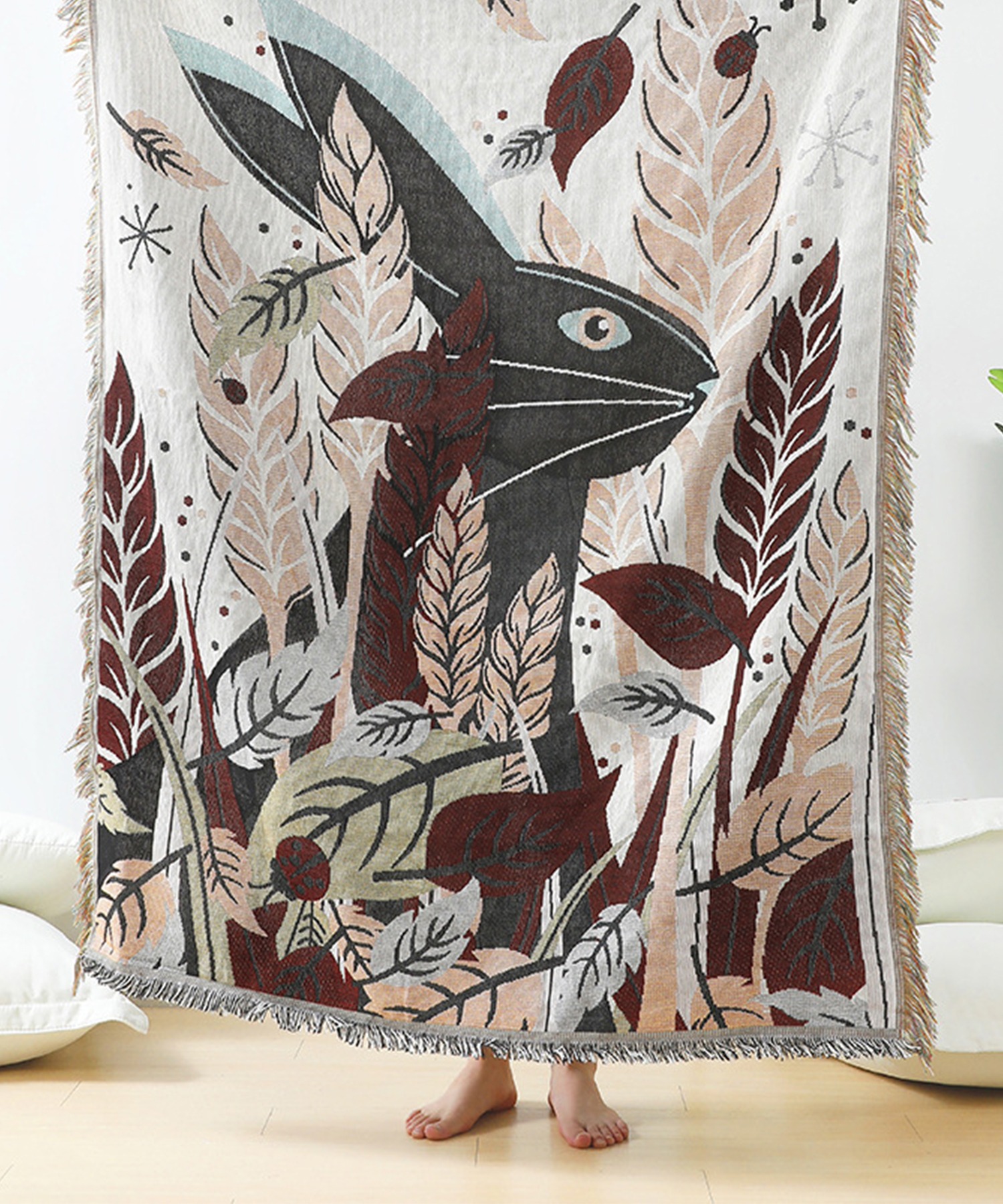 楽天市場】ソファーカバー マルチカバー 綿100% ラグ おしゃれ