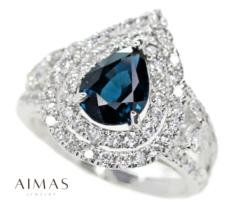 楽天市場】コバルトブルースピネル 1.667ct リング 12.5号 PT900