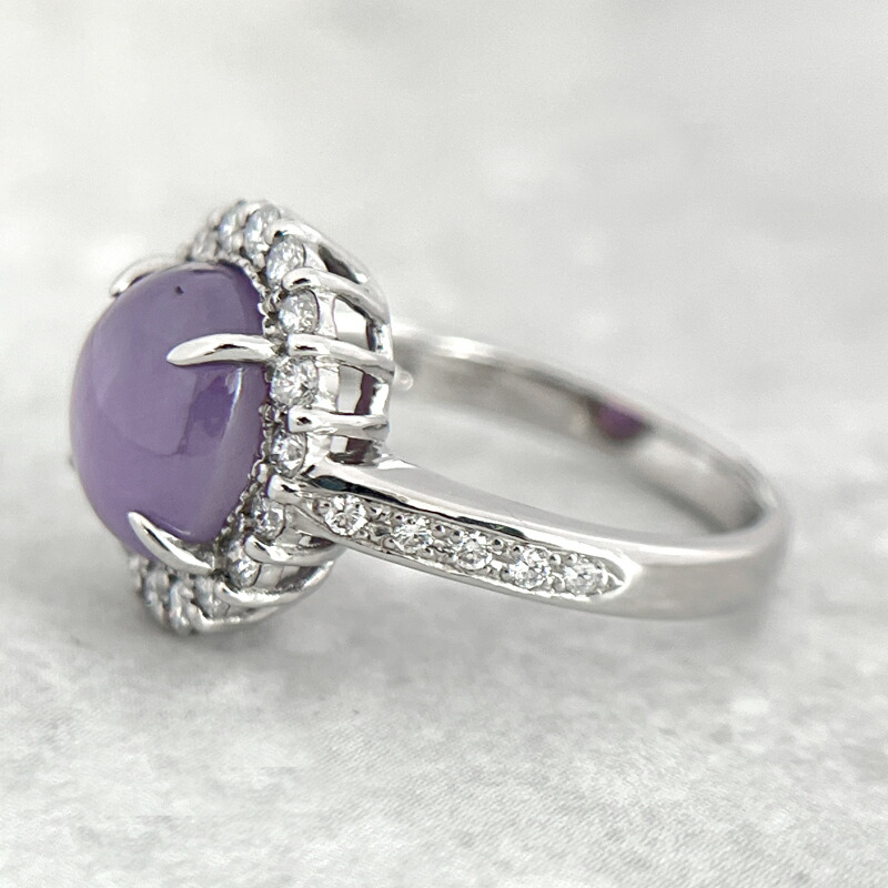 楽天市場】スリランカ産非加熱パープルスターサファイア 6.4ct リング