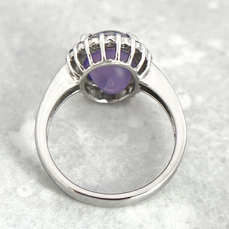 楽天市場】スリランカ産非加熱パープルスターサファイア 6.4ct リング