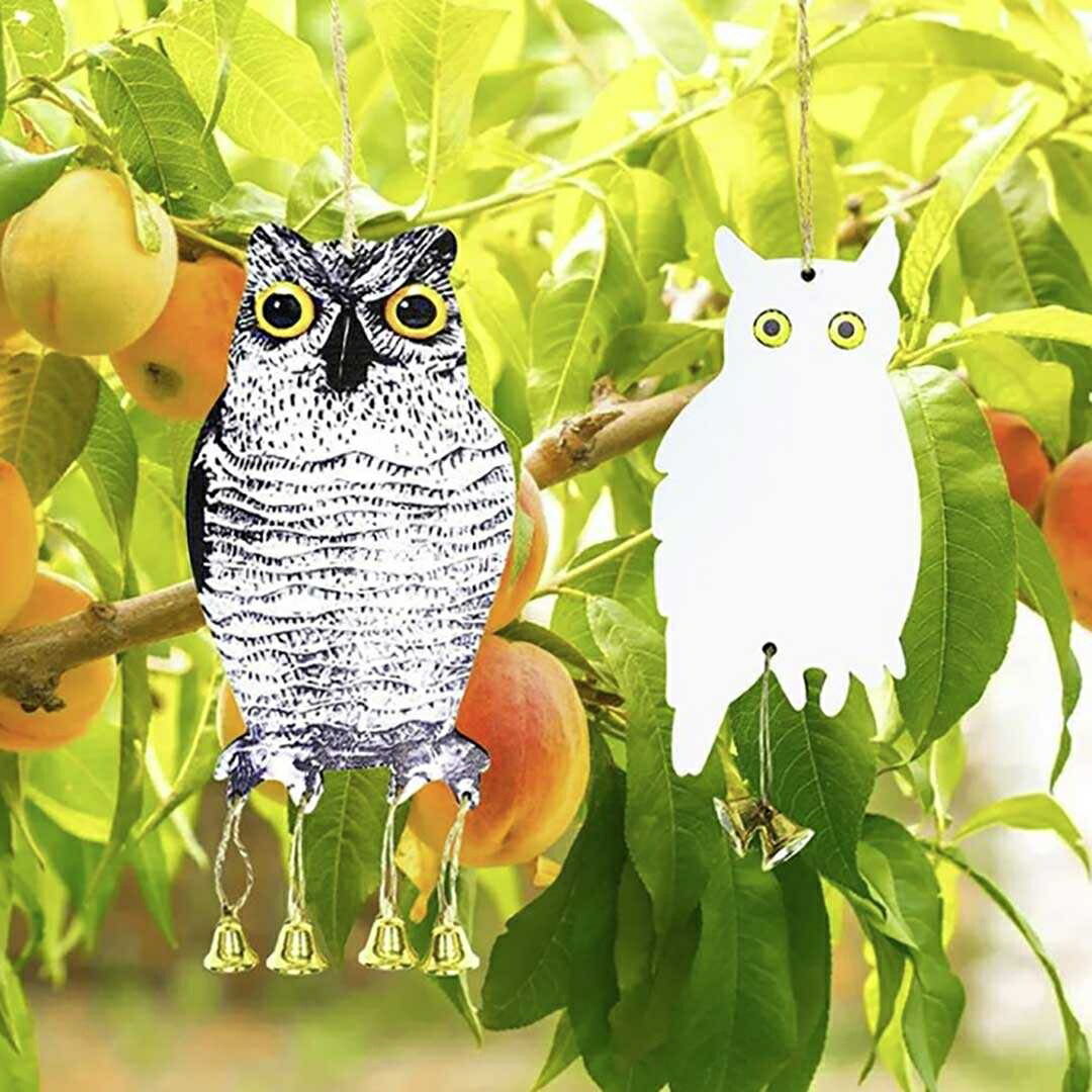 楽天市場】【在庫限り】鳥よけ フクロウ型 2個セット リアルorホワイト