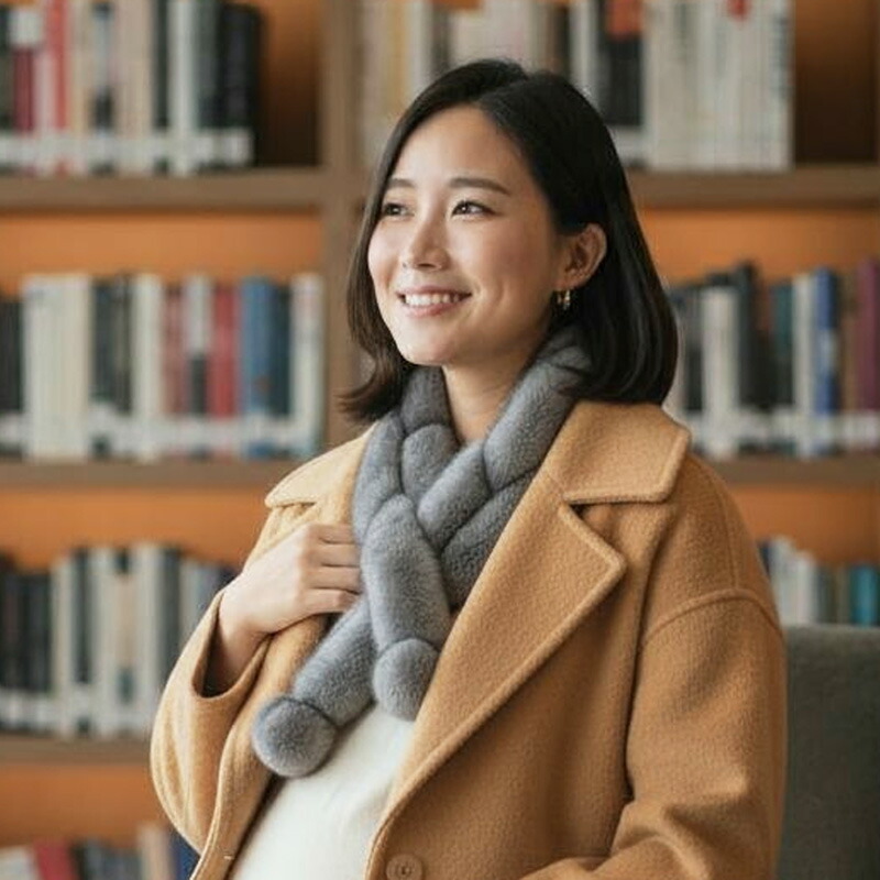 楽天市場】毛皮 ミンク ファー リングマフラー : 革製品と毛皮のエアー