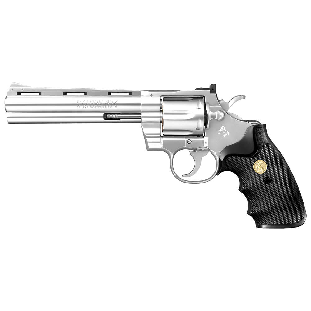 楽天市場】コルト パイソン 6インチ シルバーの通販