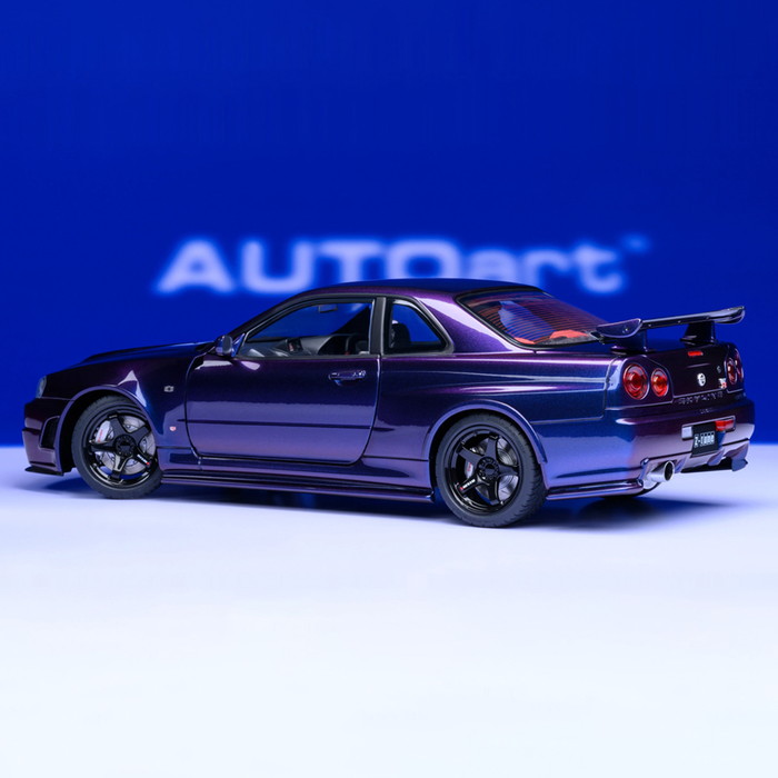 楽天市場】ミニカー 1/18 日産 nismo 記念モデル R34 GT-R Z-tune 紫