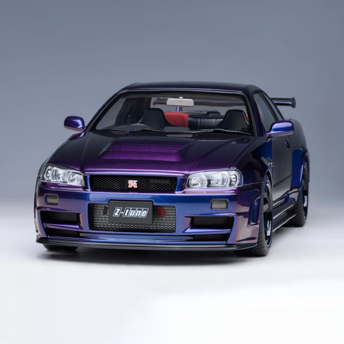楽天市場】ミニカー 1/18 日産 nismo 記念モデル R34 GT-R Z-tune 紫