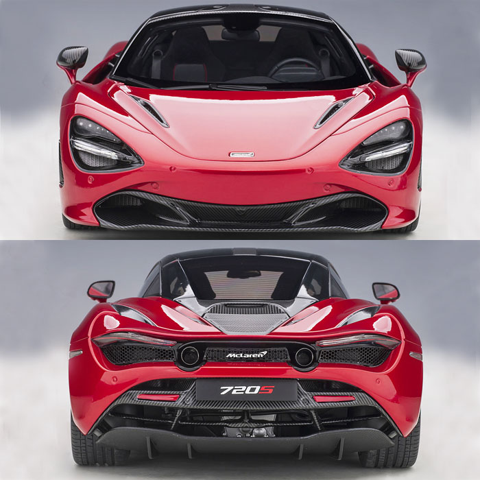 楽天市場】ミニカー 1/18 マクラーレン 720S メタリック レッド オート