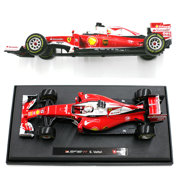 楽天市場】ミニカー 1/18 フェラーリ スクーデリア フェラーリ SF16-H