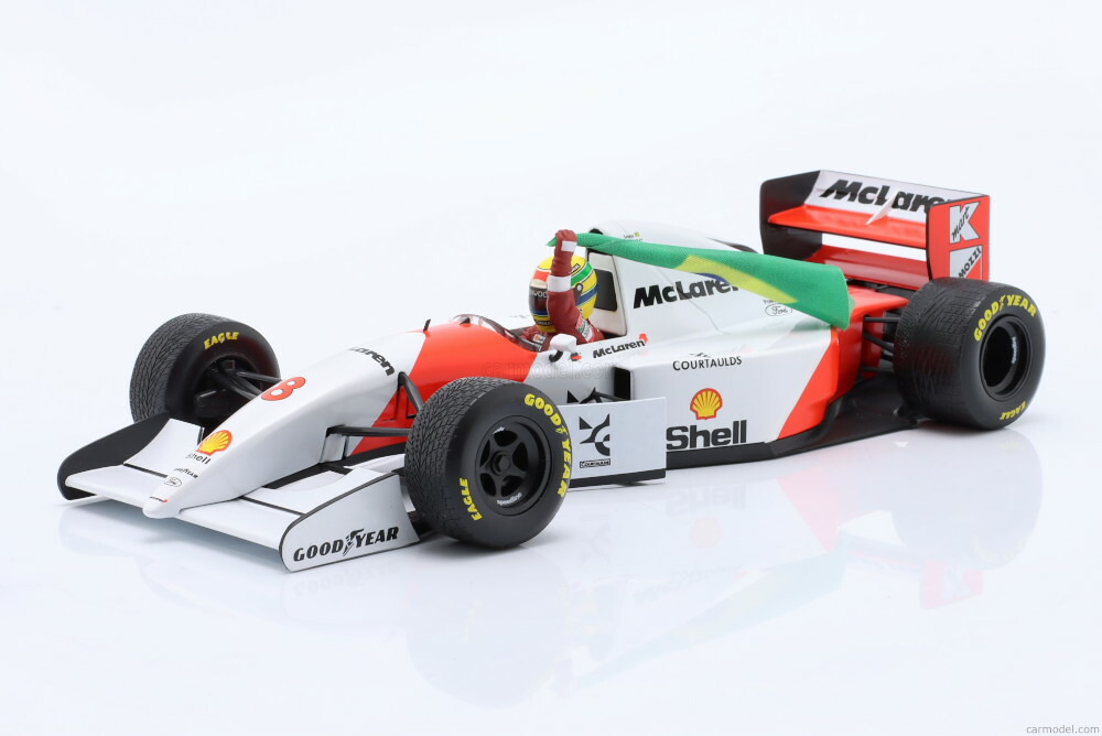 楽天市場】ミニチャンプス 1/18 マクラーレン MP4/8 #8 優勝