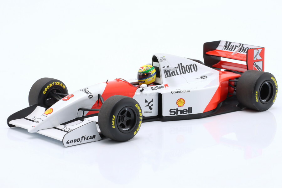 楽天市場】ミニチャンプス 1/18 マクラーレン MP4/8 #8 優勝