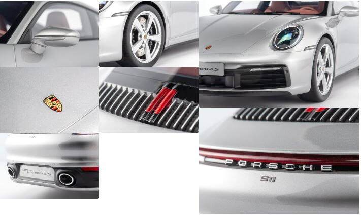 楽天市場】ミニチャンプス 1/8 ポルシェ 911 (992) カレラ 4S 2020 GT