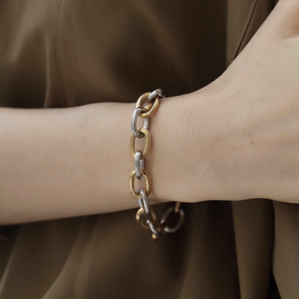 楽天市場】【35％OFFクーポン発行中】N194 ブレスレット バイカラー