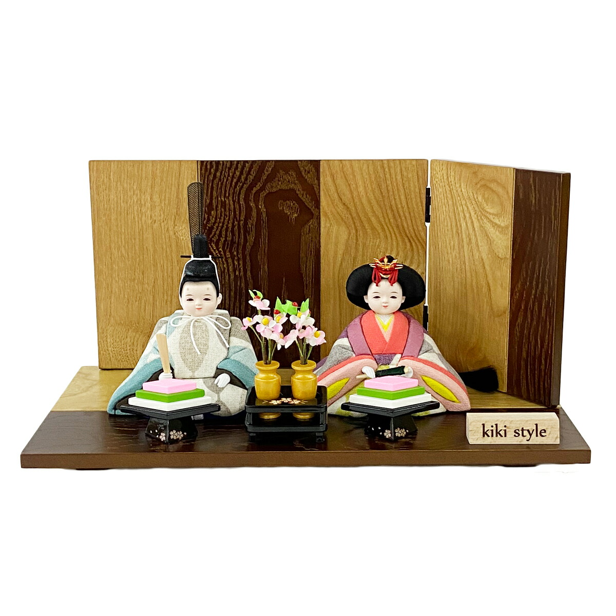 楽天市場】雛人形 木目込飾り kiki style 工房ゆうき作 江戸木目込