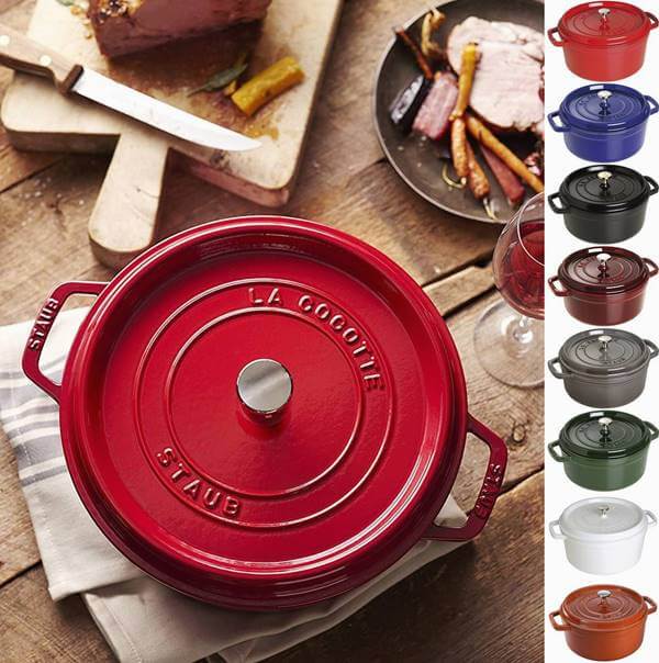 楽天市場】ストウブ ココット 鍋 約6.6L 蓋付 エナメルキャスト IH対応