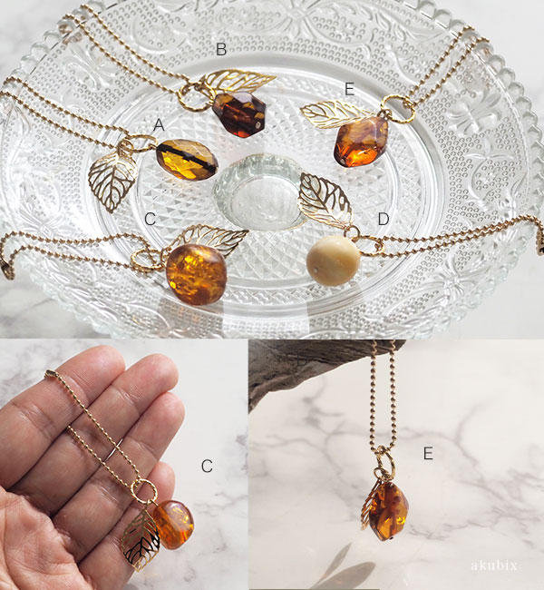 楽天市場】【バルト海の琥珀】虫入りこはくネックレス・チャーム【送料