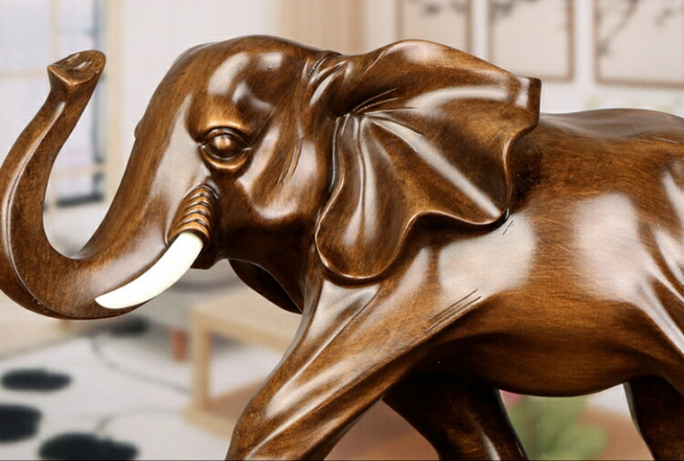 楽天市場】象置物 ゾウ彫刻 風水タイ象 癒し 置物 幸運 風水 幸福 象の