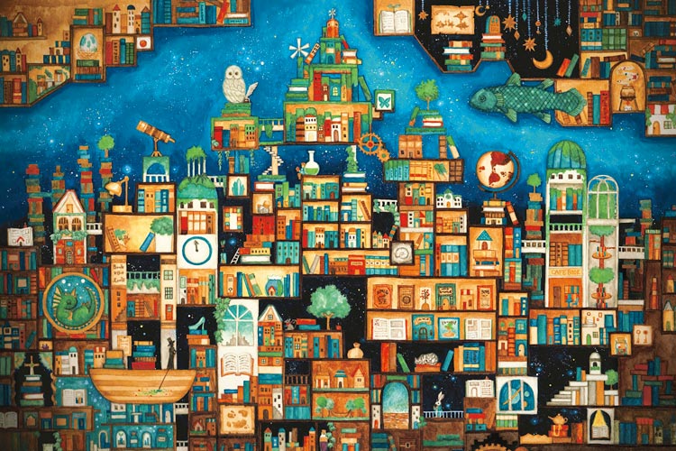 楽天市場】ジグソーパズル 忘れられた本の王国(西村典子) 1000ピース