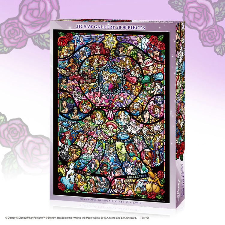 楽天市場】ジグソーパズル ヒロインコレクションステンドグラス