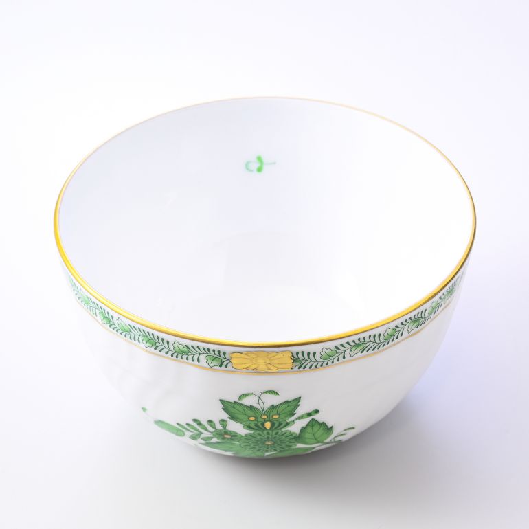 楽天市場】ヘレンド ボウル アポニー・グリーン スラップボウル 洋食器