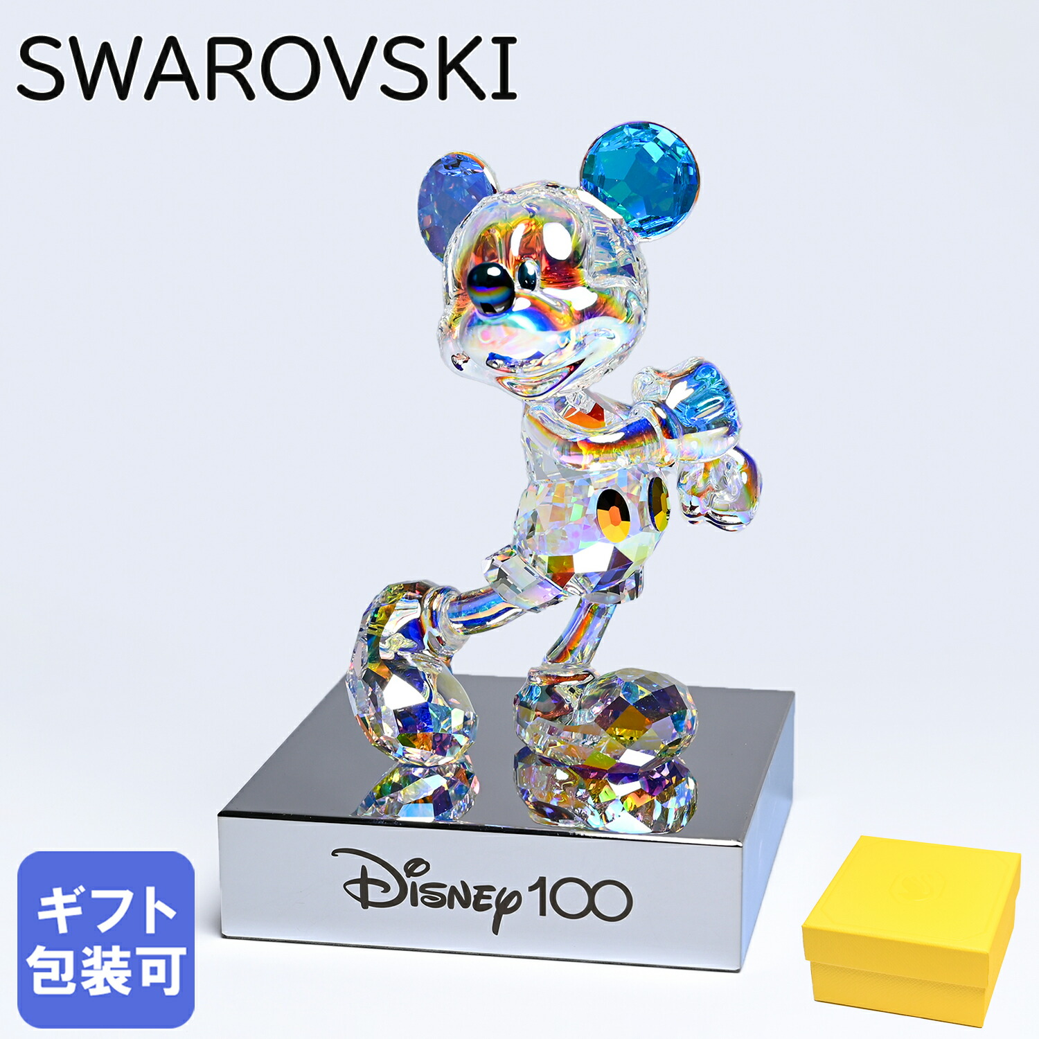 楽天市場】スワロフスキー SWAROVSKI クリスタルフィギュア ミッキー