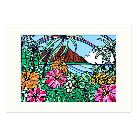 楽天市場】ハワイ アート 絵画 壁掛け TAMO（タモ）ハワイアン