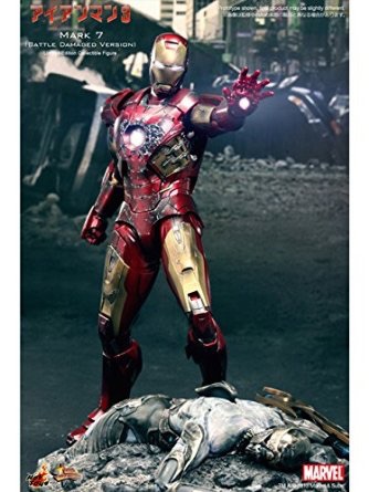 ホットトイズ 1/6 アイアンマン マーク3 バトルダメージ版 台座無し