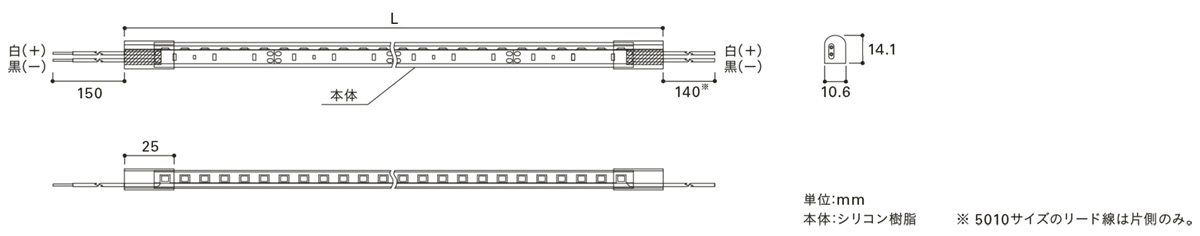 楽天市場】DNライティング 軒下用フレキシブルLEDモジュール FXS2