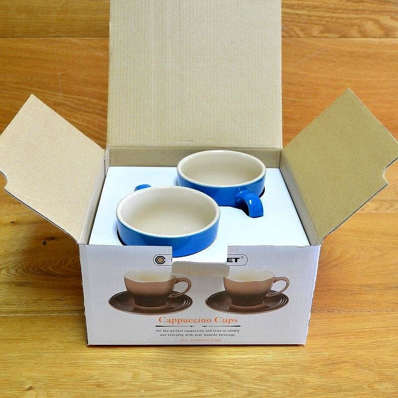 楽天市場】ル・クルーゼ カプチーノ カップ＆ソーサー 200ml 2個セット