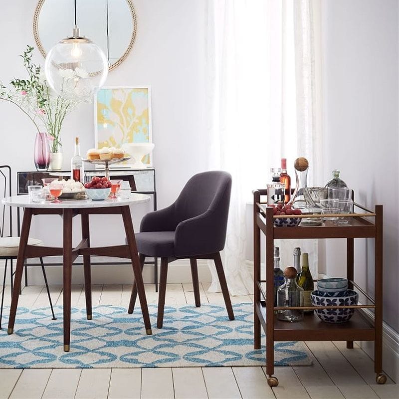 楽天市場】ミッドセンチュリー デザイン キッチンワゴン カート Mid