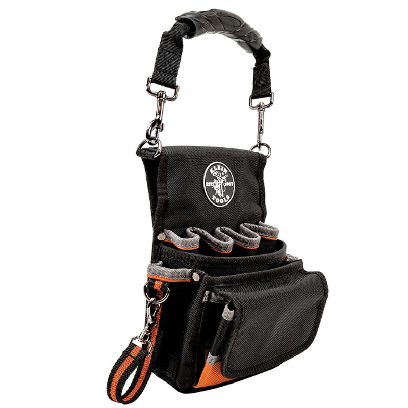 楽天市場】工具バッグ ポーチ クラインツール 9ポケット ストラップ付