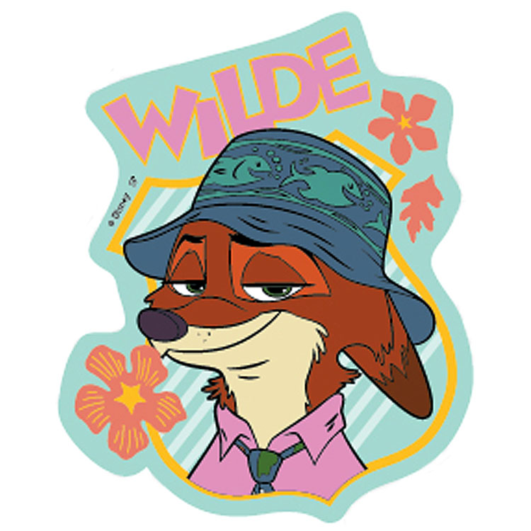 楽天市場】ズートピア2 キャラクターステッカー ニック アップ 230434