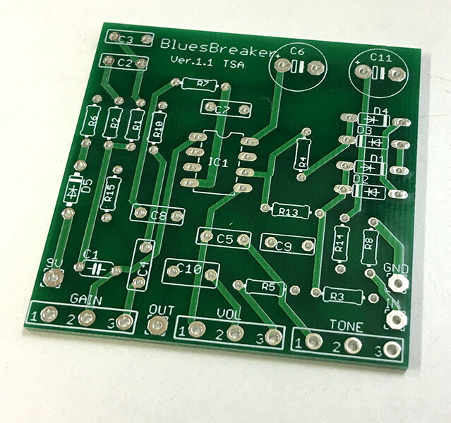 楽天市場】Marshall Blues Breaker風 オーバードライブギター