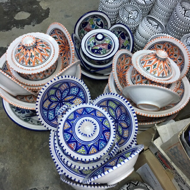 楽天市場】チュニジア・ナブールの陶器 φ約13cm ボウル 澄んだブルーが