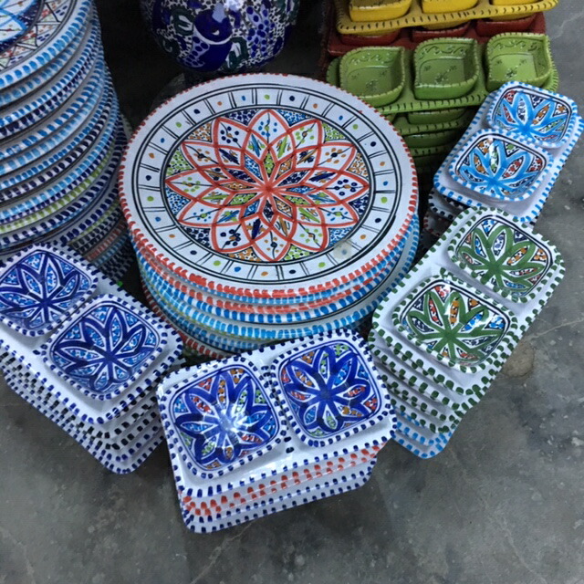 楽天市場】チュニジア・ナブールの陶器 φ約13cm ボウル 澄んだブルーが