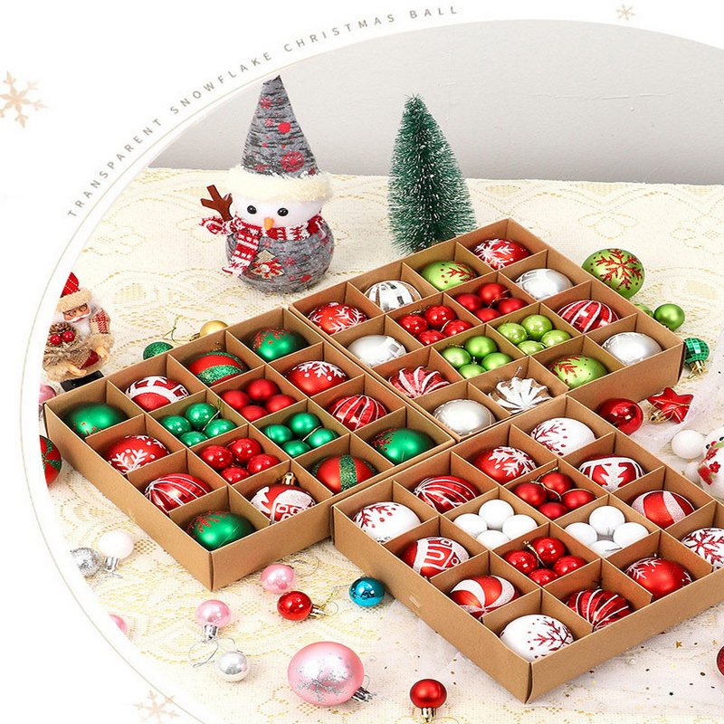 楽天市場】クリスマスボール クリスマスツリー オーナメント セット