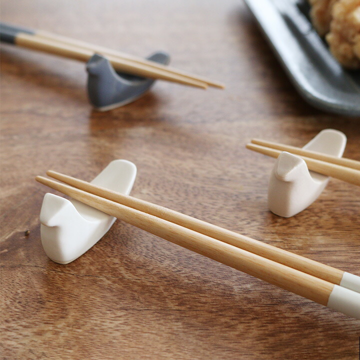 楽天市場】＼アンジェ別注カラー／鳥の箸置き 益子焼 日本製/箸置き