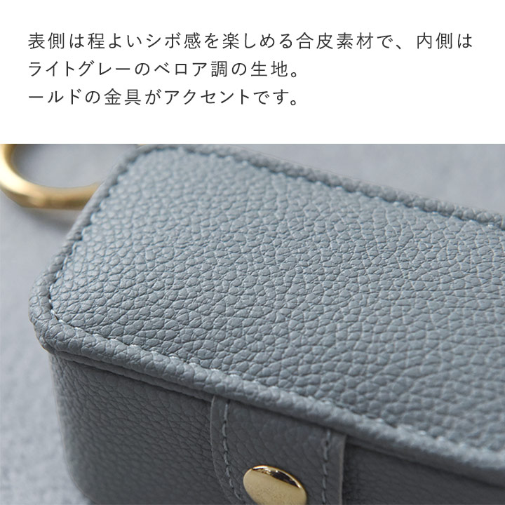 楽天市場】バッグに引っ掛けて持ち運べる ミニアクセサリーケース