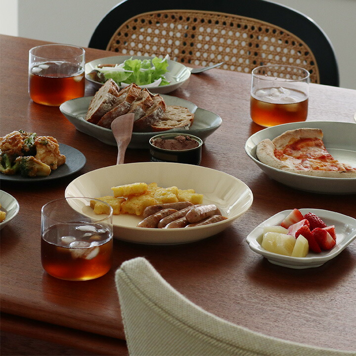 楽天市場】陶器のような樹脂プレート 22cm 電子レンジ＆食洗機対応