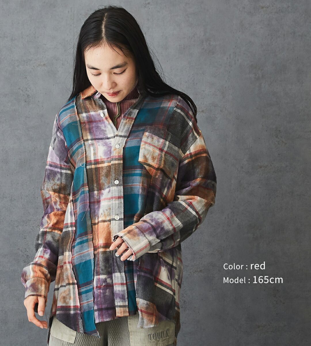 楽天市場】チェックシャツ / TOBILA (トビラ) 先染め ネルチェック