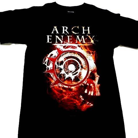 楽天市場】ARCH ENEMY アーチエネミーSKULL LOGO オフィシャル バンドT
