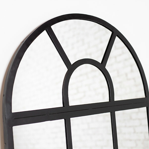 楽天市場】ミラー 鏡 アイアンミラーフレーム スチール 家具