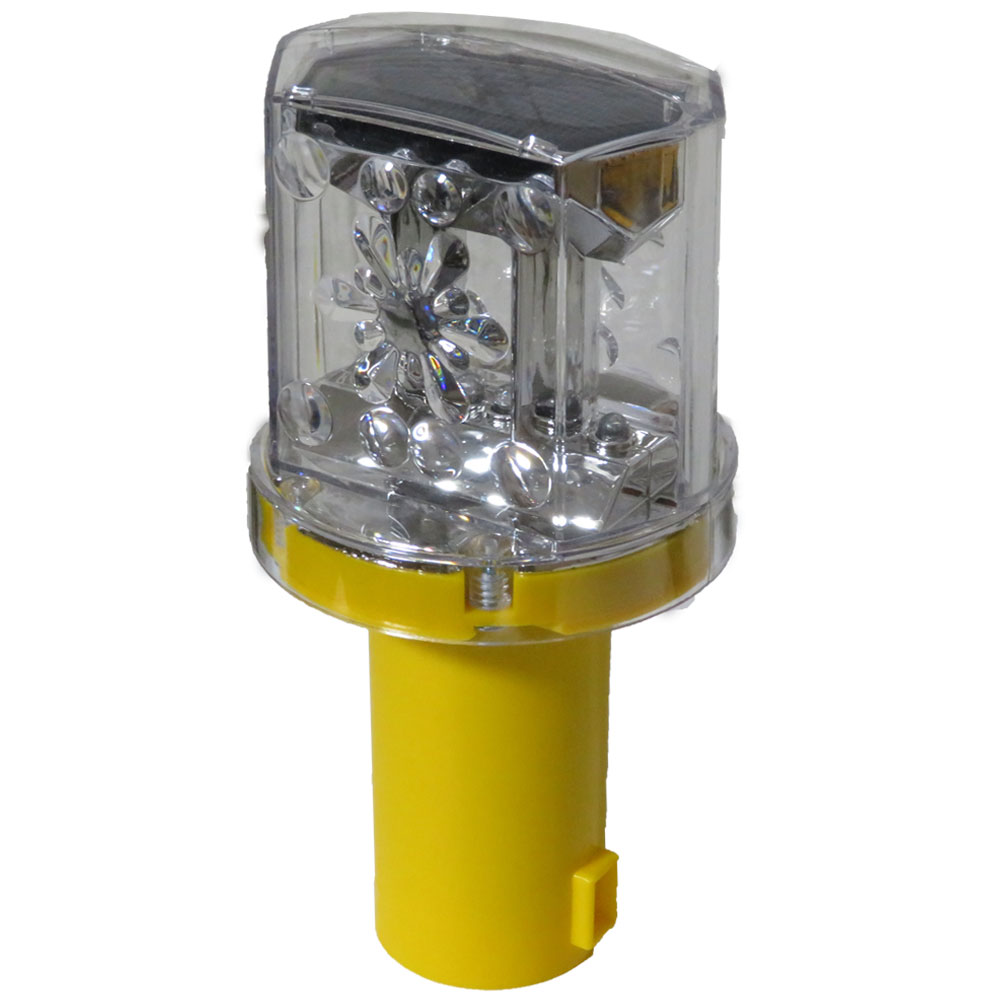 楽天市場】ソーラーフラッシュ点滅灯・幅77mm（点滅・赤/緑）工事灯