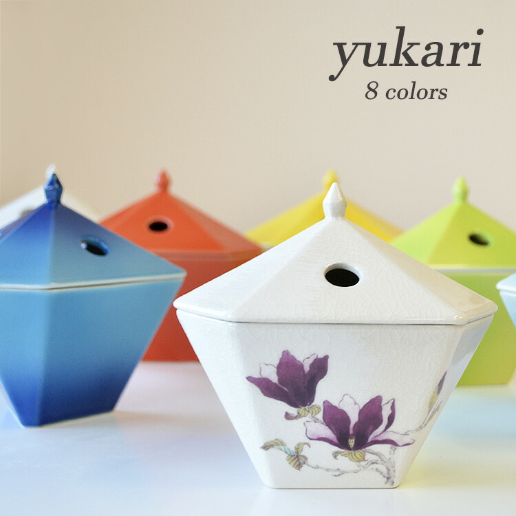 楽天市場】【香炉】縁-yukari〔ゆかり〕 香炉 青【陶器】【日本香堂