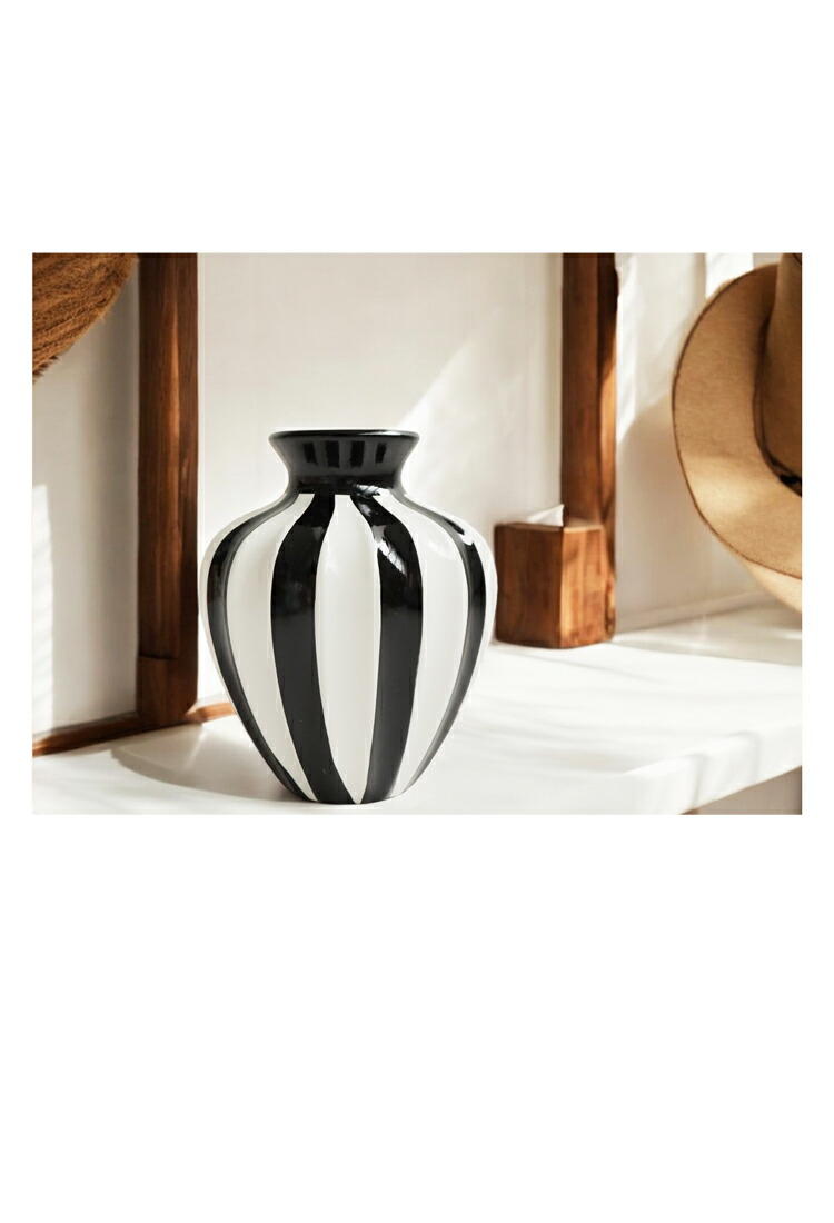 楽天市場】ストライプ柄 花瓶 Sサイズ Ssize インテリア 送料無料