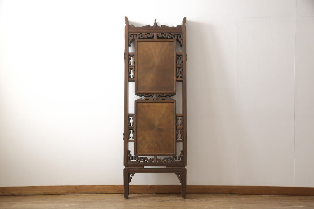 楽天市場】ヴィンテージ家具 四連衝立て 和製ビンテージ 高級品